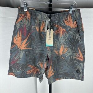 NEW Prana men’s large swimwear Shorts, leaf pattern